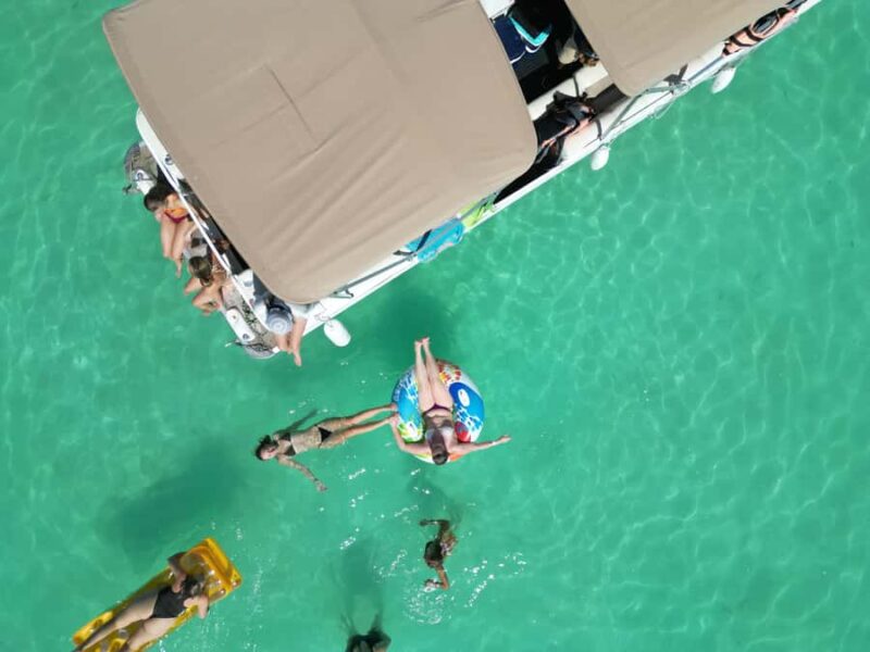 Bacalar: Group Pontoon Excursion + The First Hotel + Ojo de Agua - Visiting the Lagoon’s Five Iconic Spots