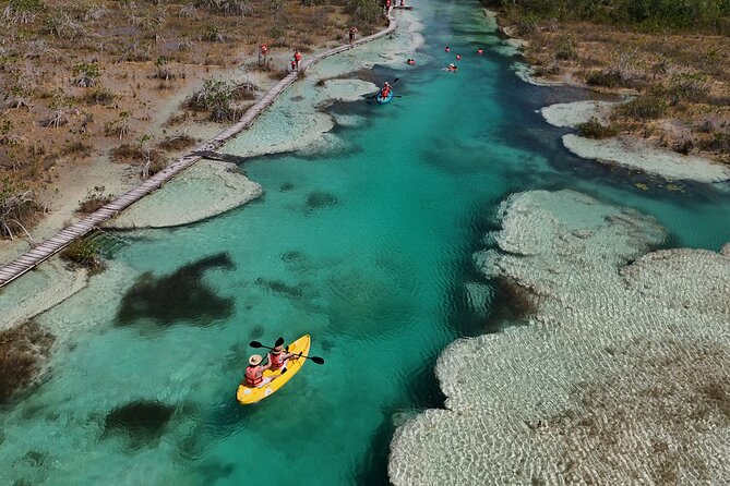 Bacalar Ichkabal Ruins & Los Rapidos with Pick up - Floating and Relaxing at Los Rápidos de Bacalar