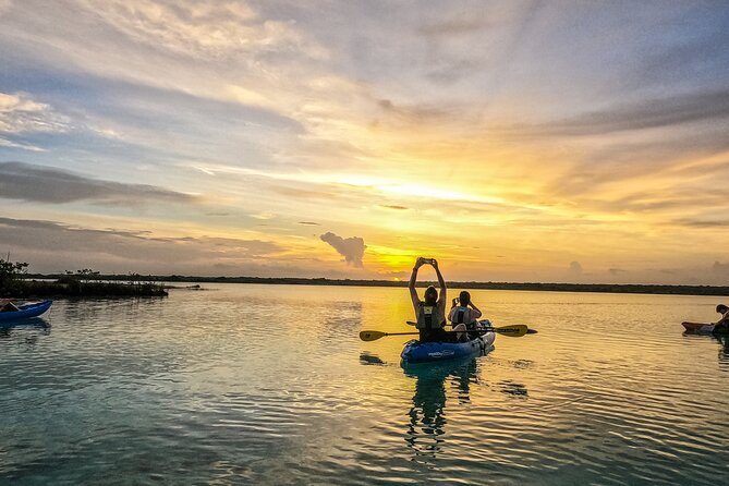 Bacalar Sunrise in Kayak - The Guide and Overall Experience
