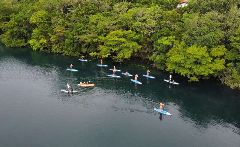 Bacalar: Sunrise Paddleboard Tour with Floating Picnic - Key Points