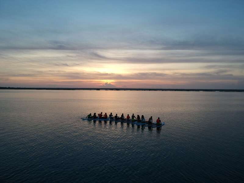 Bacalar Sunrise Stand Up Paddleboard: A Unique Experience - Paddling Along the Lagoon of Seven Colors