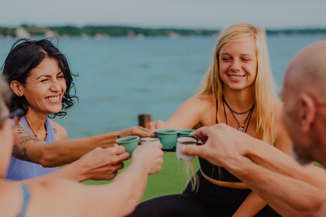 Bacalar Yoga Class on Floating Platform in Laguna - The Breakfast and Refreshments on the Platform