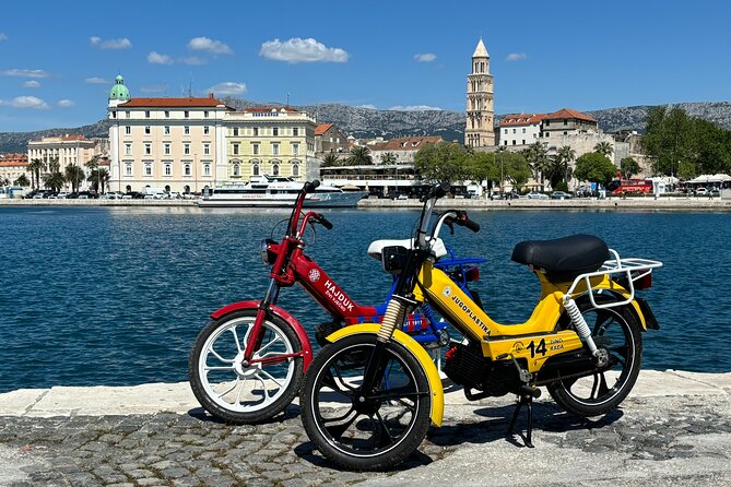 Back to the 80s Unique Vintage Tomos Moped Tour Split - Explore Splits Top Sights on a Vintage Tomos Moped Tour