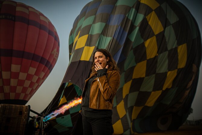 Balloon Flight + Cave + Transportation - Free Time to Explore the Pyramids at Teotihuacan