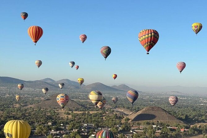 Balloon flight over Teotihuacan - The Unique Charm of Teotihuacan from Above