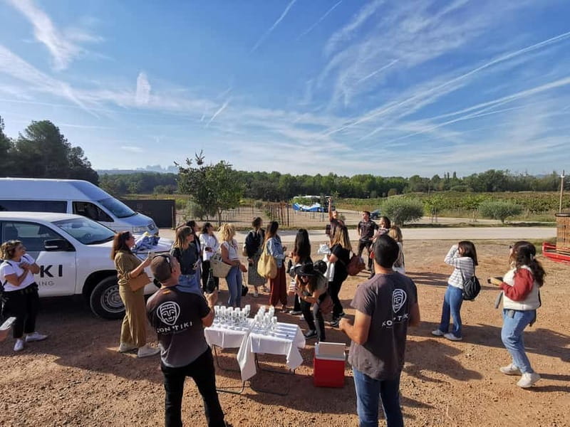 Balloon flight: panoramic view of Montserrat and Transport from Barcelona - Scenic Drive and the First Secret Stop