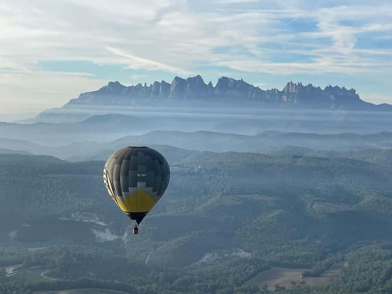 Balloon flight: panoramic view of Montserrat and Transport from Barcelona - Inclusions and Practical Details