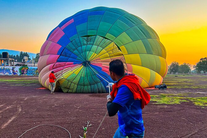 Balloon Flight with Teotihuacan & Guadalupe Shrine Full day Tour - Exploring the Teotihuacan Pyramids with a Guided Tour