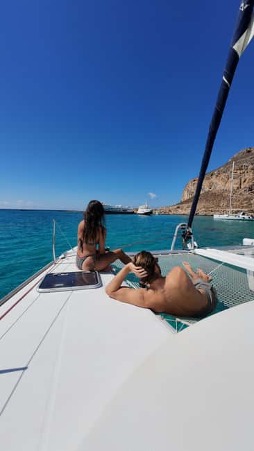 Balos: Catamaran Shared Sailing Cruise with lunch and drinks - Departing from Kissamos Port for a Coastal Adventure