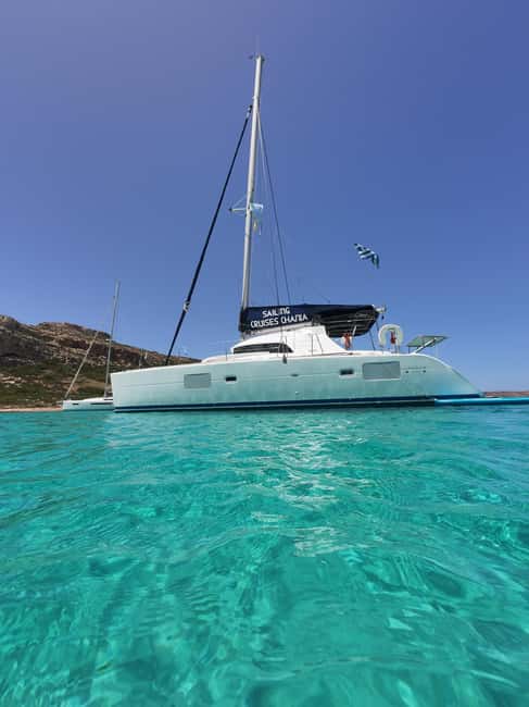 Balos: Catamaran Shared Sailing Cruise with lunch and drinks - Exploring Gramvousa Island’s Fortress and Beaches