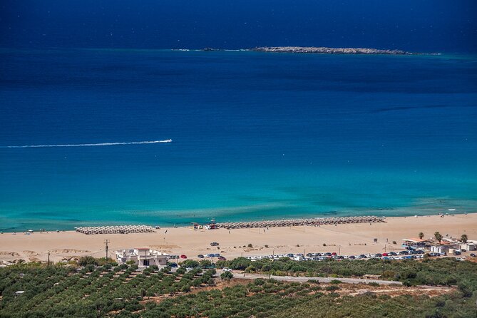 Balos & Falassarna Beach - Jeep Tour with Loungers and Lunch - Falassarna Beach: Long Sandy Shores and Private Sunbeds