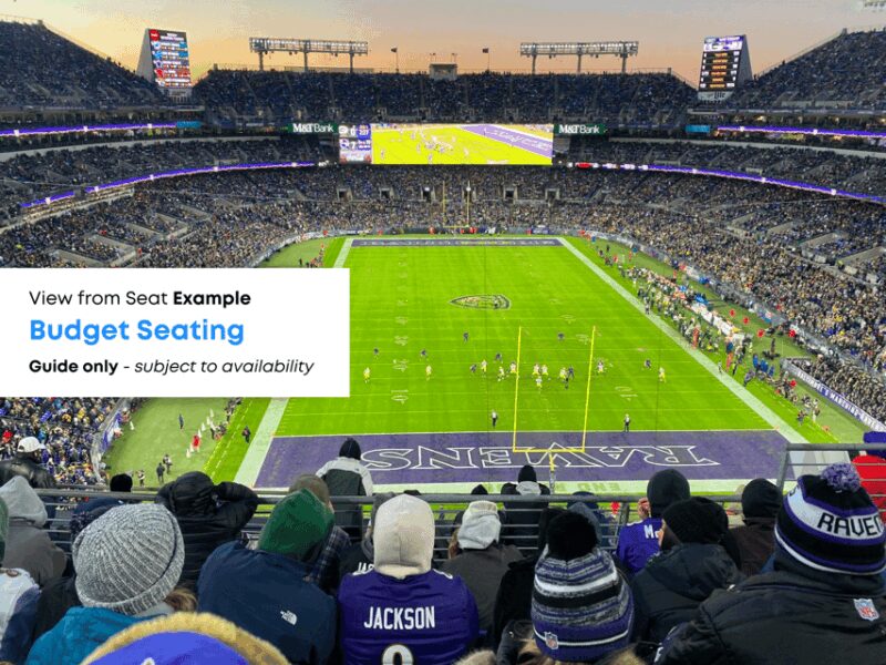 Baltimore: Ravens Football Game Ticket at M&T Bank Stadium - Food, Drinks, and Merchandise Options