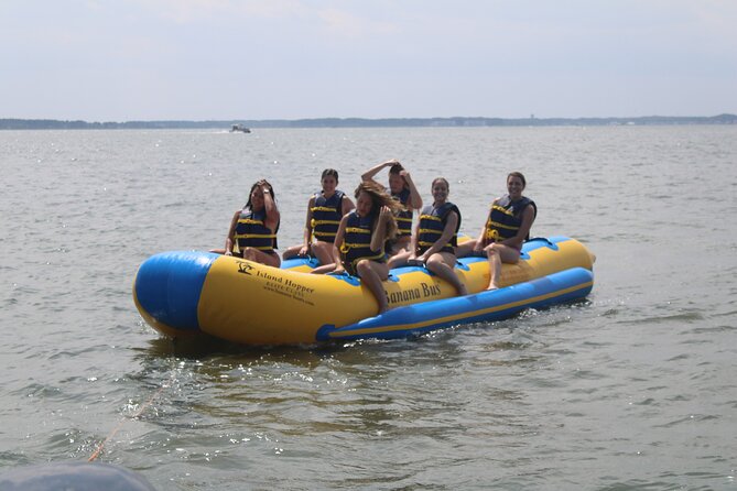 Banana Boat Rides in Ocean City, MD - The Excitement of a Roller Coaster-Like Ride in Ocean City