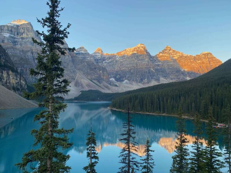 Banff/Canmore: Sunrise at Moraine Lake w/ Lake Louise Option - Discover the Magic of Sunrise at Moraine Lake for $73