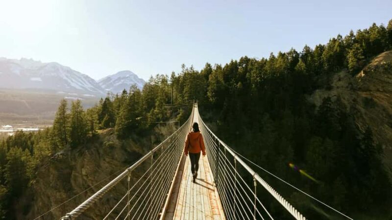 Banff: Golden Skybridge, Emerald Lake, Takakkaw & Wapta Fall - Key Points