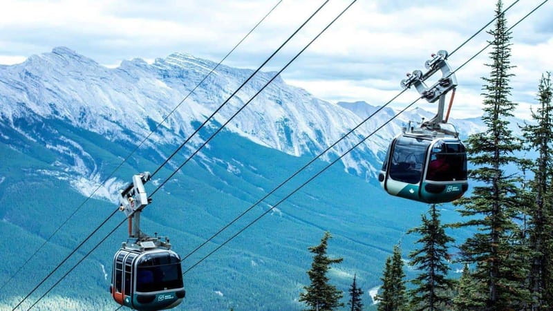 Banff: Gondola, Hot Spring and Three Lakes Tour - Scenic Ride from Calgary or Canmore to Banff National Park
