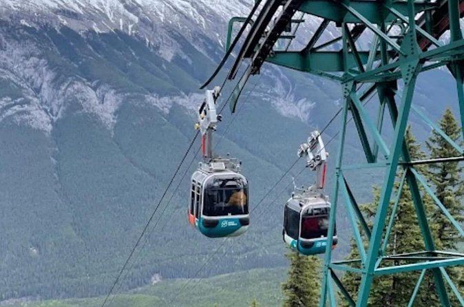 Banff Gondola Hot Springs Bow Falls and Three Lakes tour - Exploring the Charm of Banff Downtown and the Banff Sign