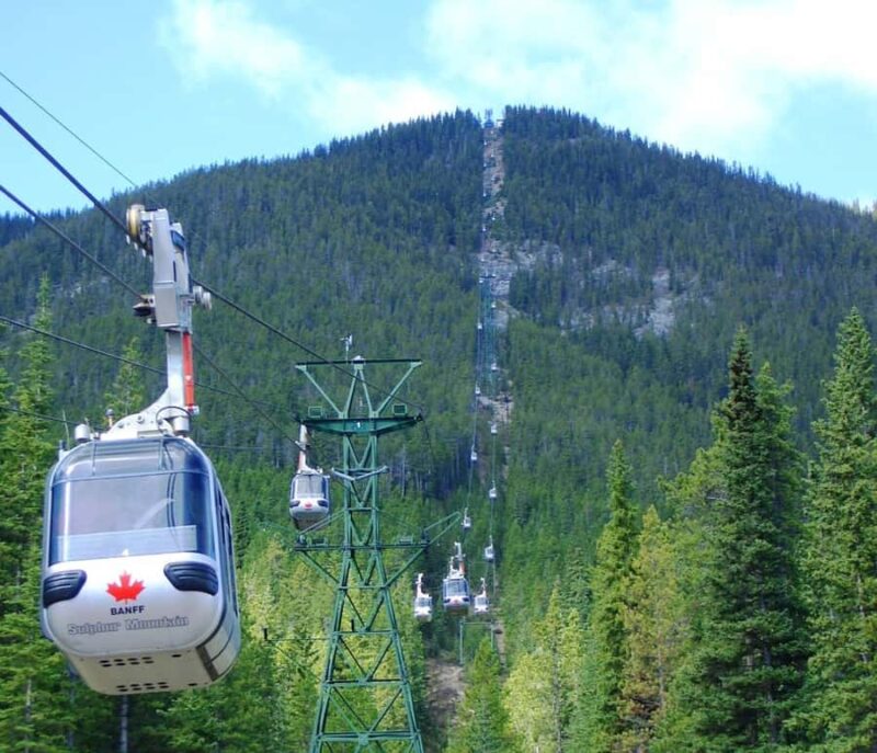 Banff: Gondola, Hot Springs, Bow falls & Three Lakes Tour - Key Points