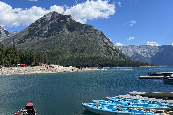 Banff Gondola Lake Minnewanka Johnston canyon and Banff Town - Bow Falls: A Picturesque Waterfall Near Banff Town
