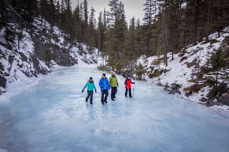 Banff: Grotto Canyon Icewalk - Scenic Drive from Banff to Grotto Canyon