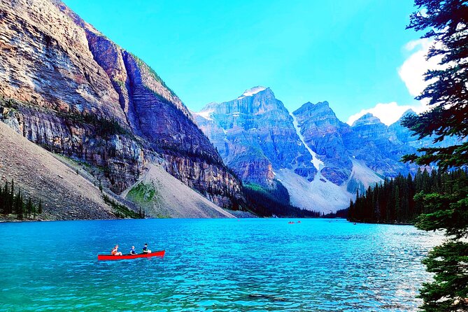 Banff: Lake Louise and Moraine Lake Tour with Pickup & Drop - Practical Details: Meeting Point and Group Size