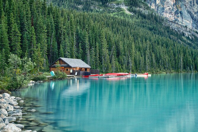 Banff Private Lake Tour: Moraine, Louise, Peyto & Emerald - Serenity at Emerald Lake in Yoho National Park