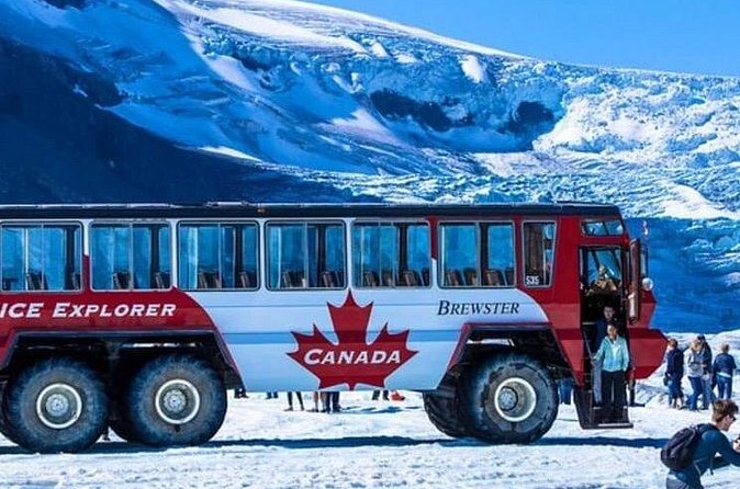 Banff to Columbia Icefield and Peyto Lake with Crowfoot Glacier - Johnston Canyons waterfalls and canyon views