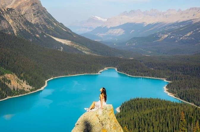 Banff to Columbia Icefield and Peyto Lake with Crowfoot Glacier - Bow Lake and the Icefields Parkways Vivid Views