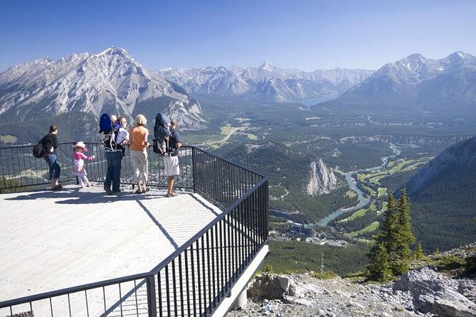 Banff Tour with Gondola & Lake Cruise - roundtrip from Banff - Ascending Sulphur Mountain on the Banff Gondola