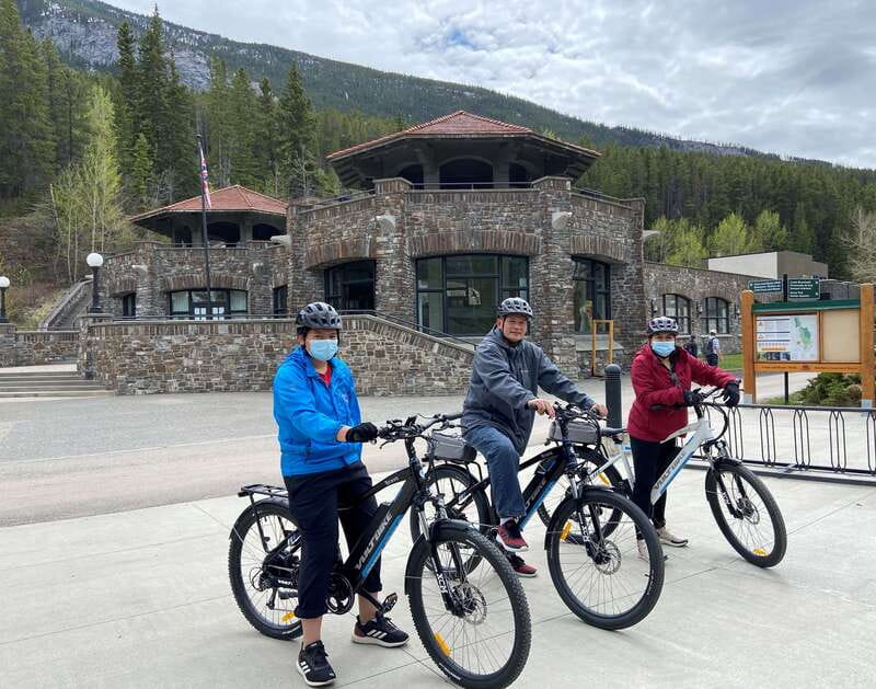 Banff Townsite: E-Bike Explorer - The Scenic Stops: Bow Falls, Surprise Corner, and More