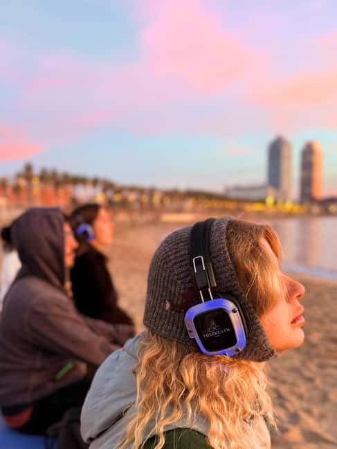Barcelona beach: Sunrise Ritual: breath, immersive music, Sungazing & breakfast - The Practice of Sungazing at Dawn in Barcelona