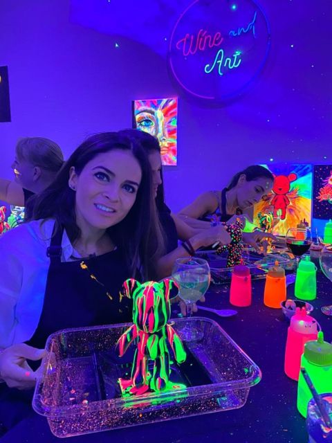 Barcelona: Bear-brick Fluorescent Painting | Wine and Art - Comparing to Similar Experiences