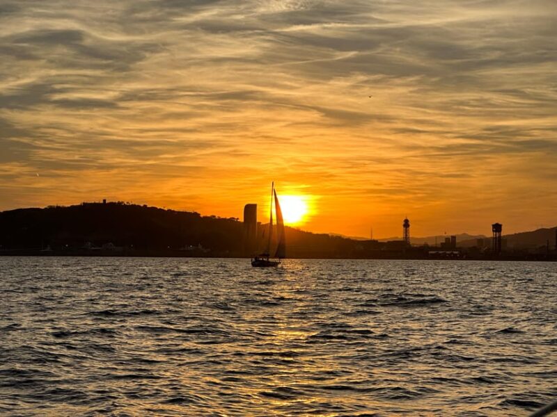 Barcelona: Boat Trip with Champagne - Swimming at Badalona: An Optional Coastal Detour