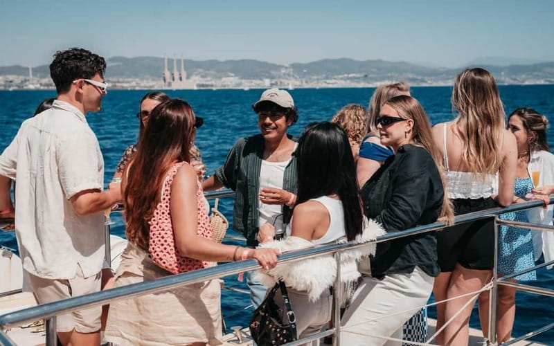 Barcelona: Brunch Boat Party with Drinks and DJ - Stops and Route: From The Coconut Club to the Open Sea