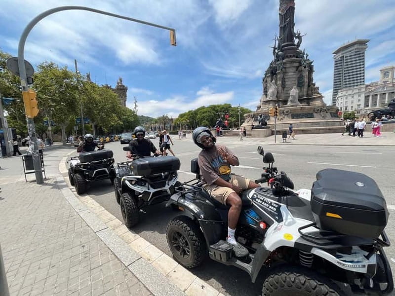 Barcelona: City Sights Electric Quad Tour - Riding an Electric Quad Through Barcelona Streets