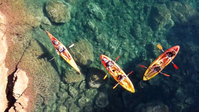 Barcelona: Costa Brava Kayak, Snorkel & Cliff Jump & Lunch - Cliff Jumping: Safe, Controlled Thrills