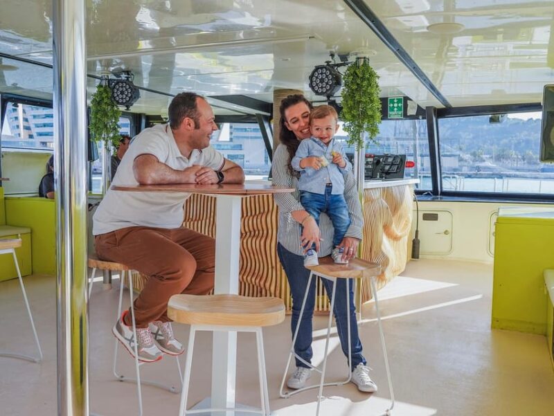 Barcelona: Daytime or Sunset Catamaran Cruise with Music - Logistics of Drinks and Onboard Facilities