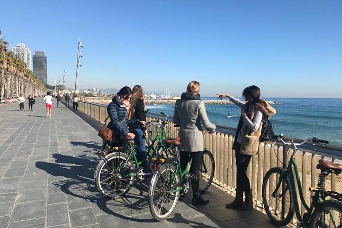 Barcelona Evening Small Group Bike Tour with Cava | with Private Option - Afternoon and Evening Timing Benefits
