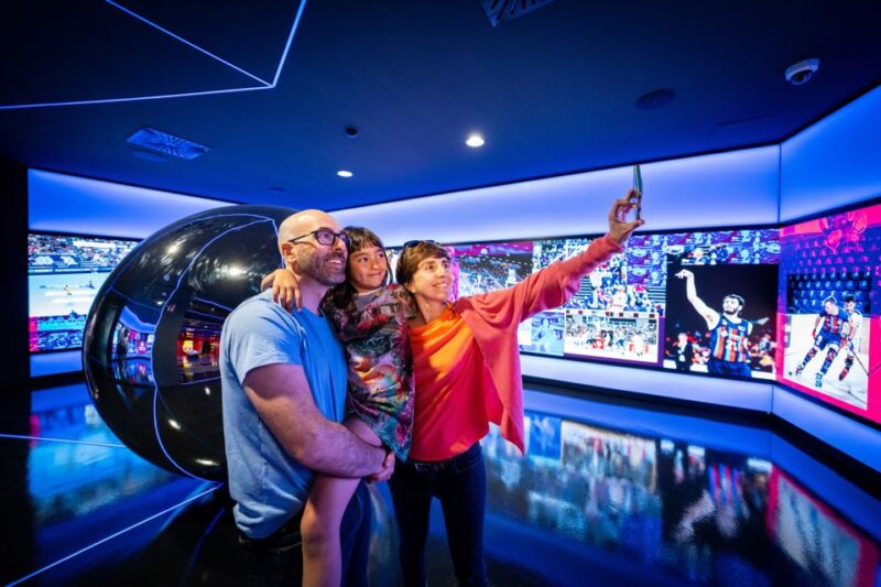 Barcelona: FC Barcelona Museum "Barça Immersive Tour" Ticket - The Location and Entrance: Near Spotify Camp Nou