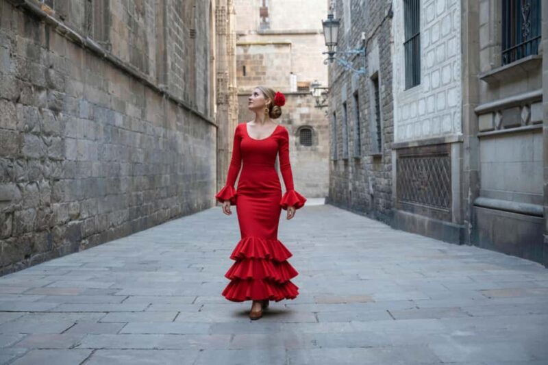 Barcelona: Flamenco Dress Photo walk in Gothic Quarter - Hidden Alleys and Medieval Corners for Unique Photos