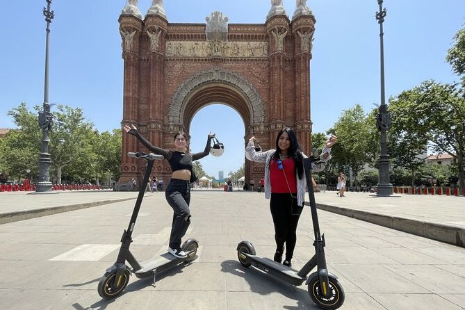 Barcelona Guided 3-hour Gaudi E-Scooter Tour - Passing the Arc de Triomf’s Historic Significance