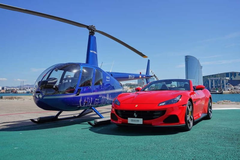 Barcelona: Helicopter and Supercar Driving Experience - Starting the Adventure at Barcelona’s Coastline