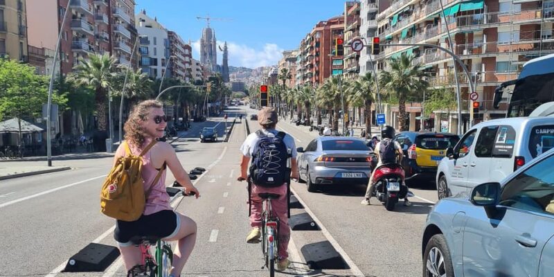 Barcelona: Holala Bike Tour, Highlights & Local Stories - Sagrada Familia: Masterpiece of Gaudí