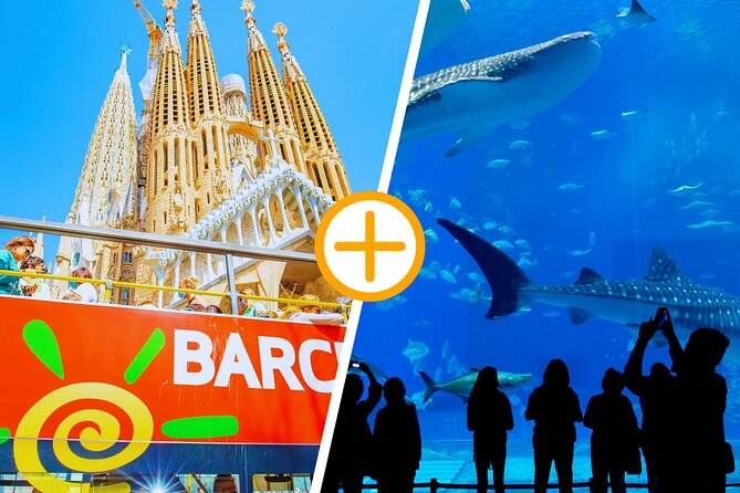 Barcelona Hop On Hop Off Bus Tour With Aquarium Admission - Key Points