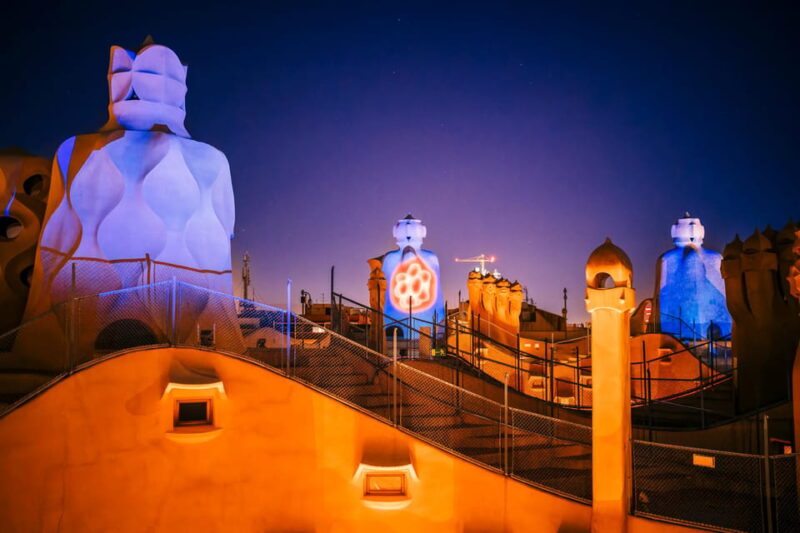 Barcelona: La Pedrera Night Experience - Walking Through the Patios and Modernist Interiors