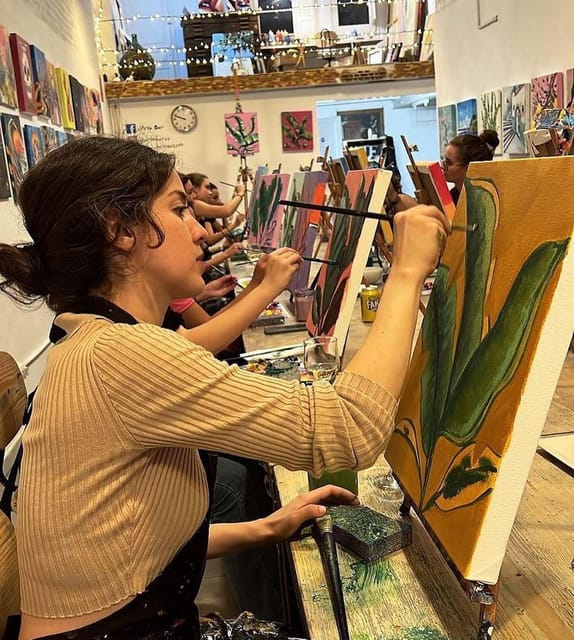 Barcelona: Learn to paint, sip wine, enjoy snacks & music - Meeting Point and Venue Accessibility