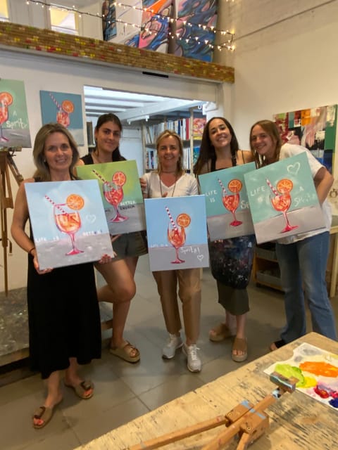 Barcelona: Learn to paint, sip wine, enjoy snacks & music - Duration, Timing, and Booking Flexibility