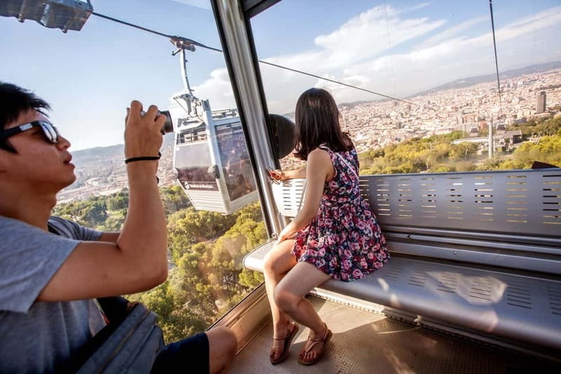 Barcelona: Montjuïc Cable Car Roundtrip Ticket - Key Points