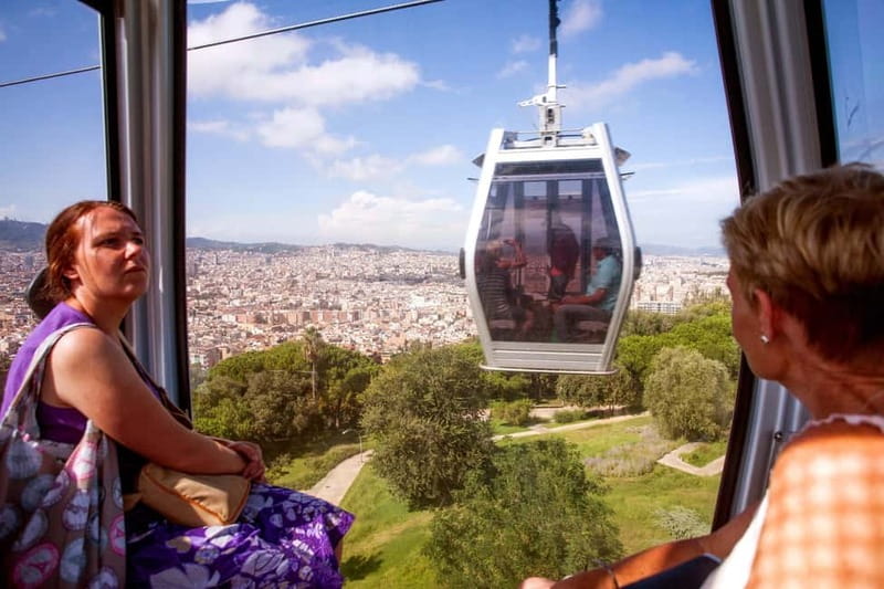 Barcelona: Montjuïc Cable Car Roundtrip Ticket - The Viewpoints and Landmarks from the Cable Car