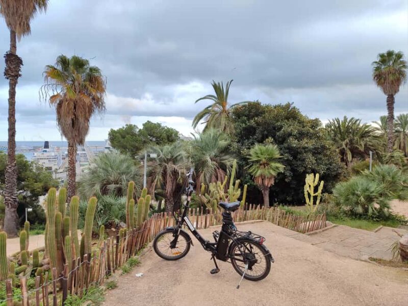 Barcelona: Montjuïc e-bike Adventure with Views and Castle - Free Time at Terrassa Bar with City Panorama